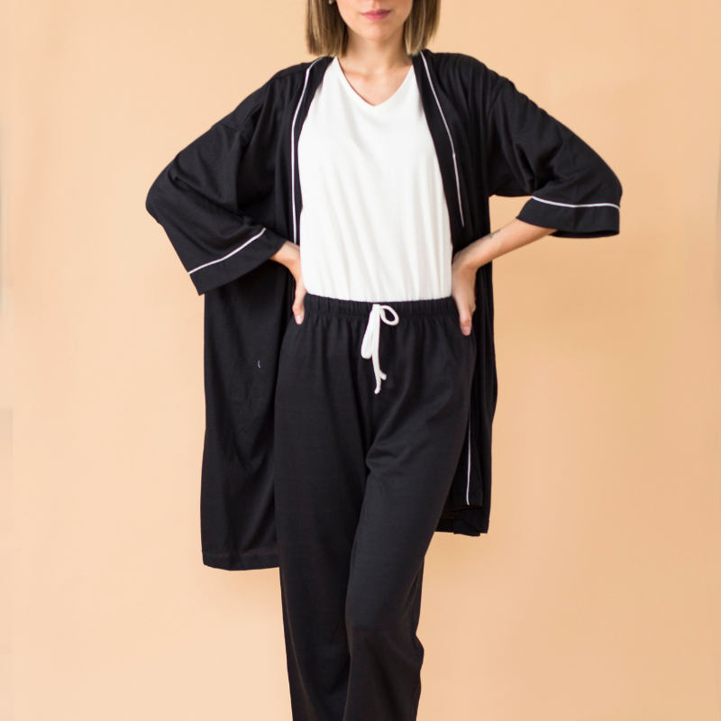 Antonia Black Pajamas