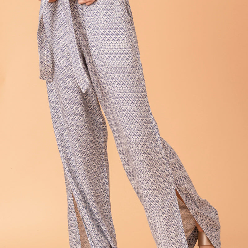 Pantalón Fernanda Blue Flowers