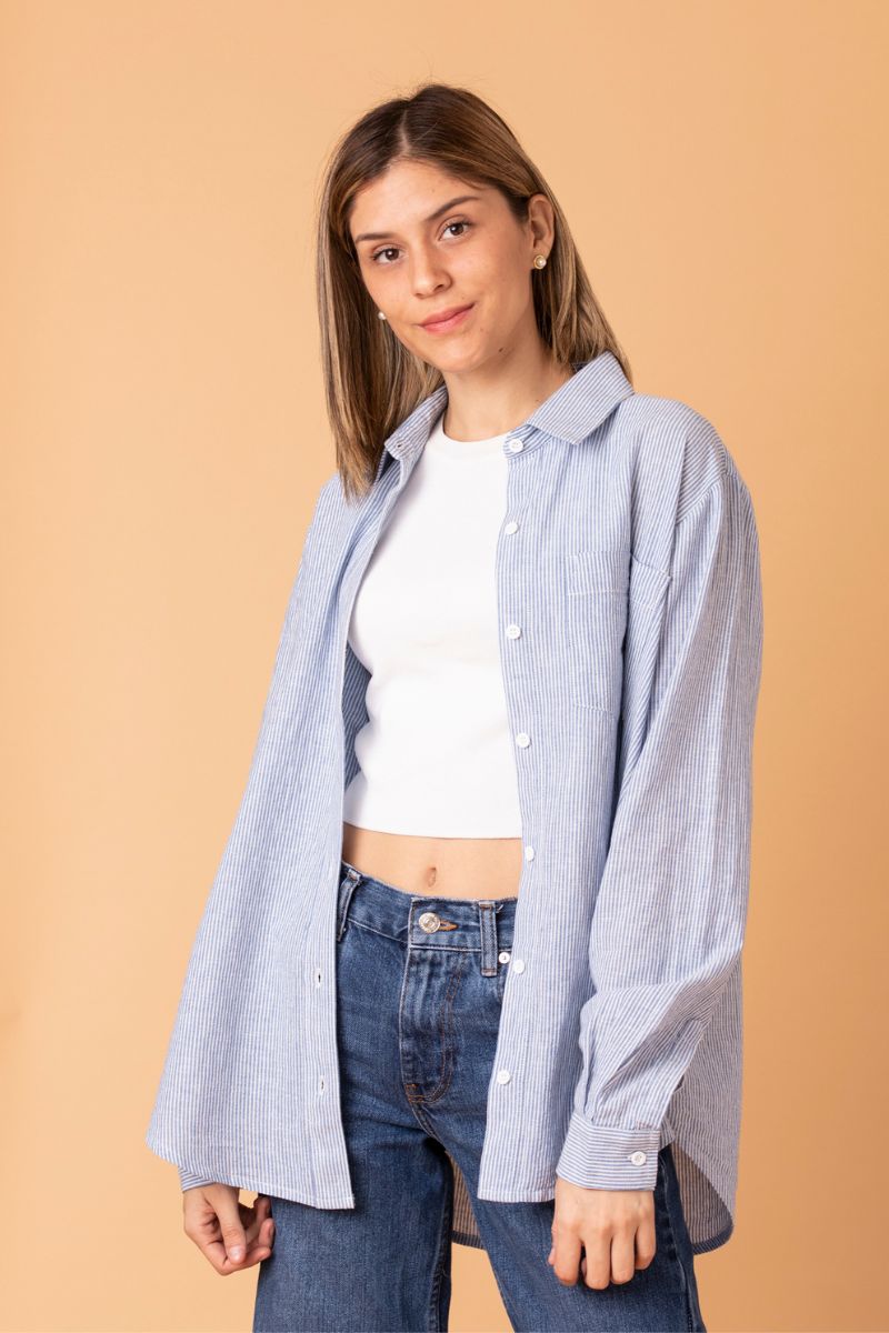 Tania Blue Shirt