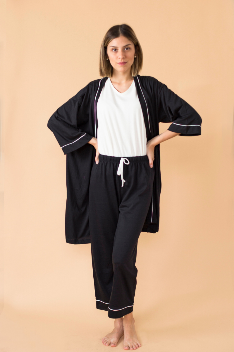 Antonia Black Pajamas