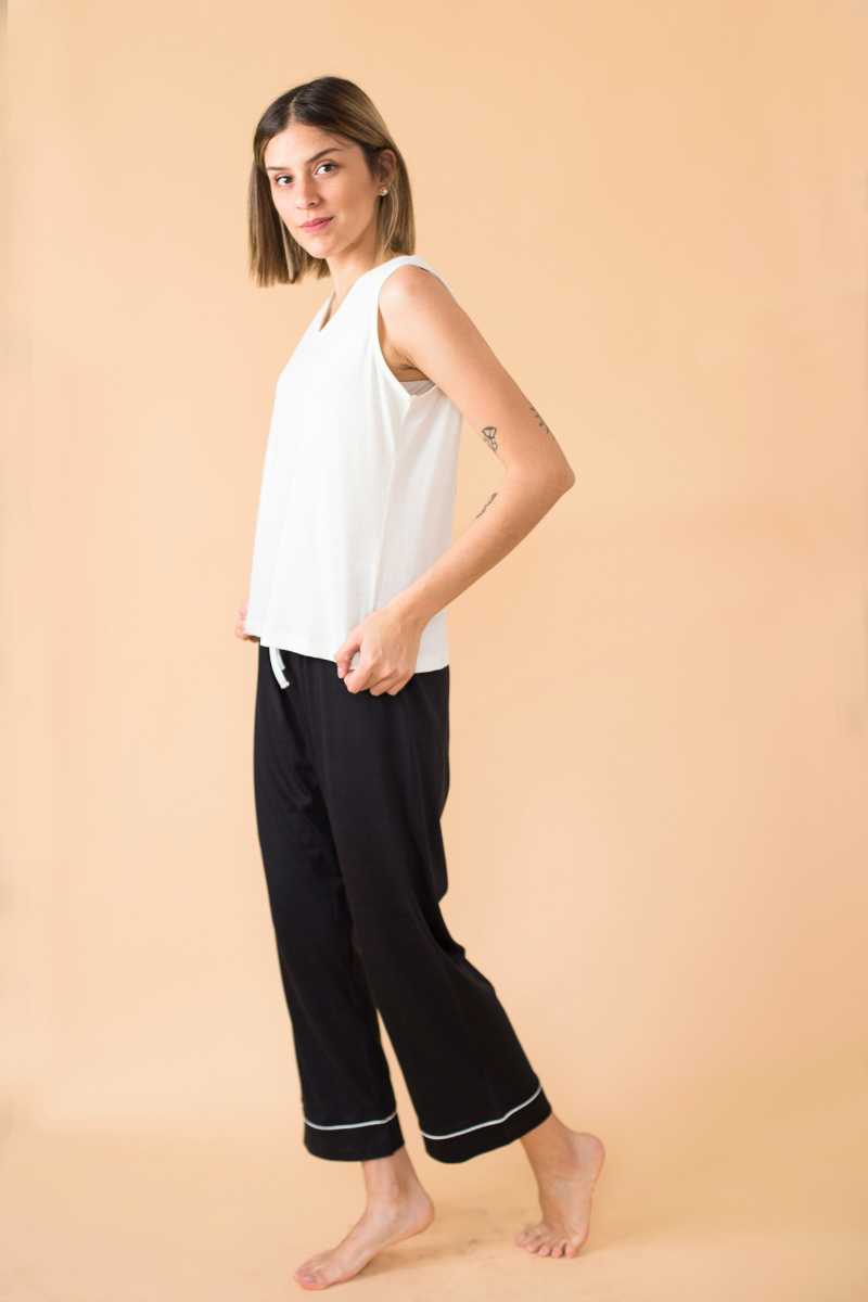 Antonia Black Pajamas