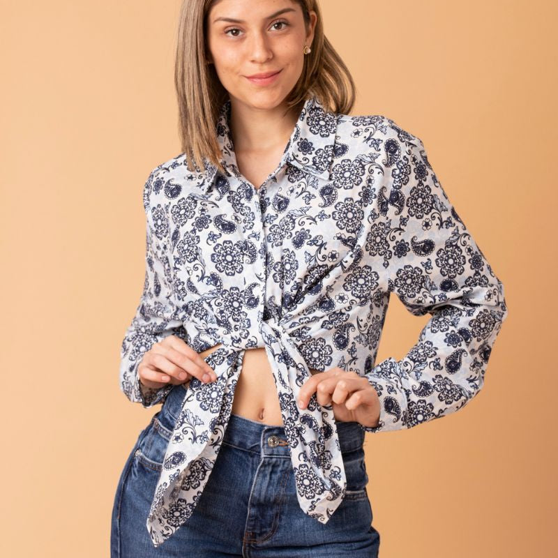 Camisa Cami Flowers