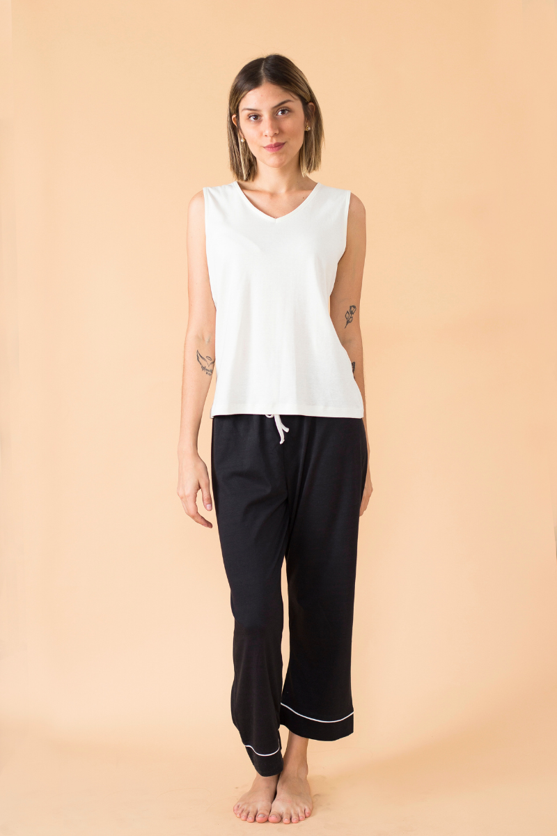 Antonia Black Pajamas