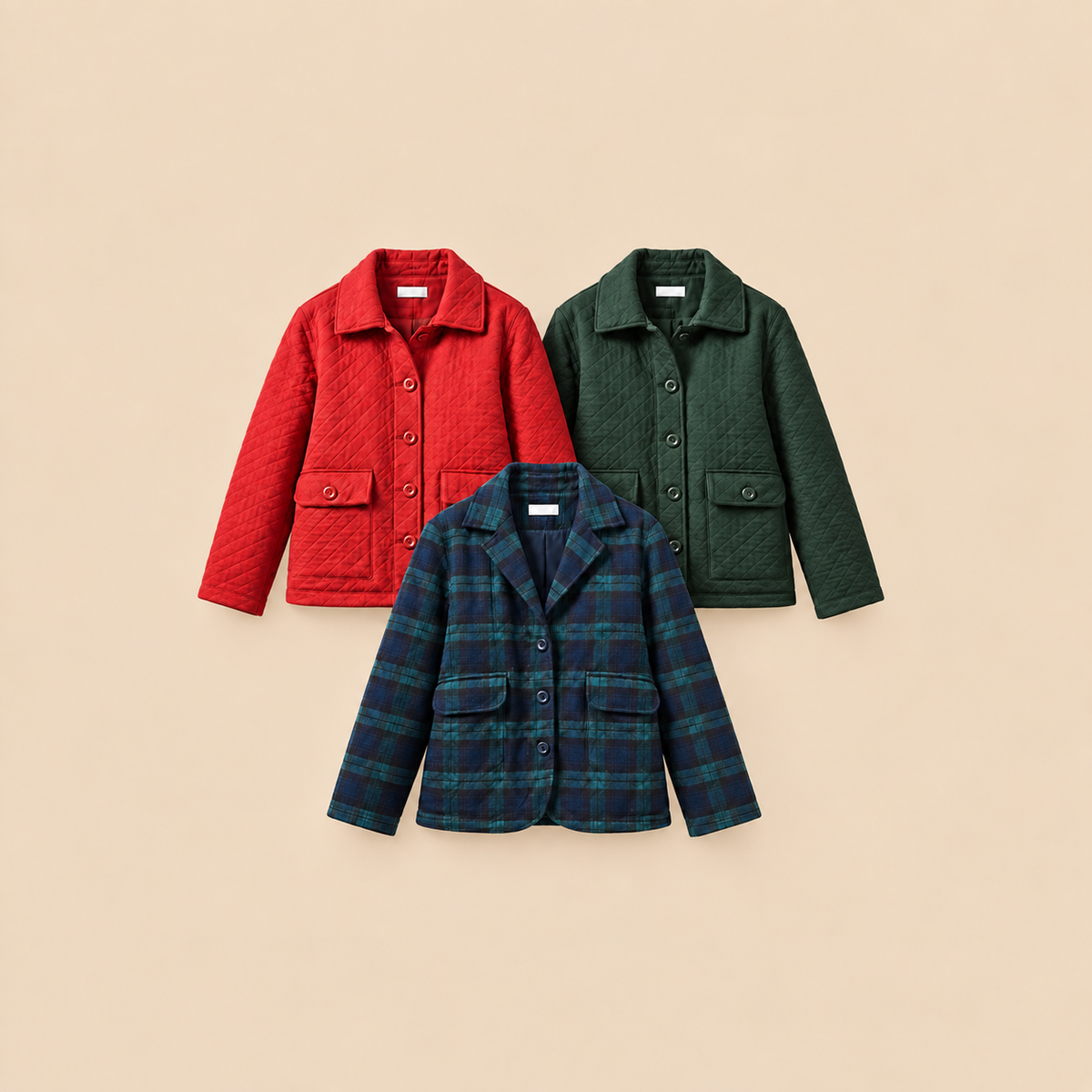 Pack Sacos Greta/ Gala Coral/ Gala Verde