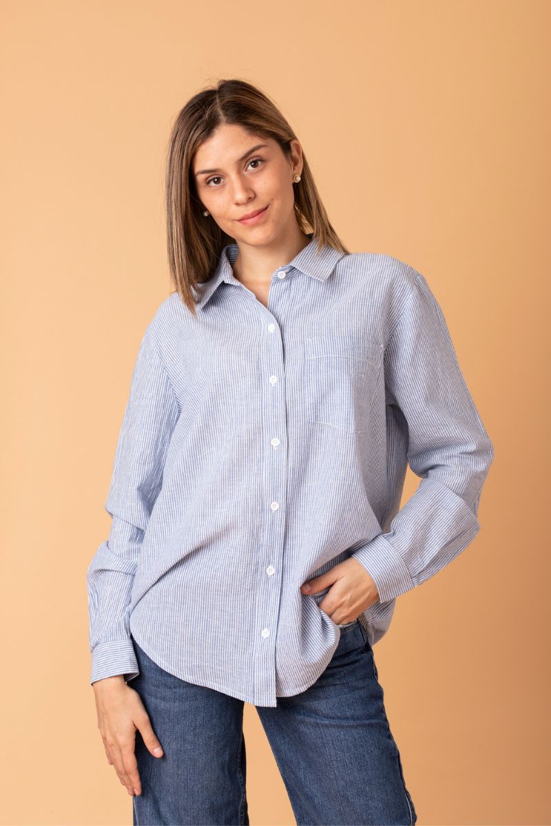 Tania Blue Shirt