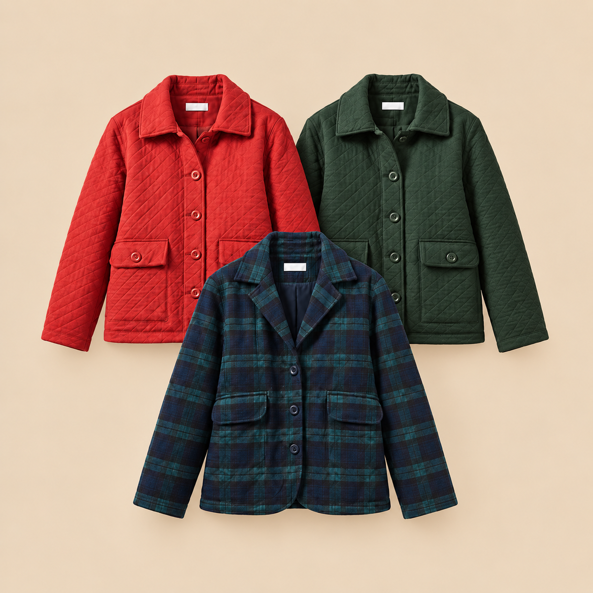 Pack Sacos Greta/ Gala Coral/ Gala Verde