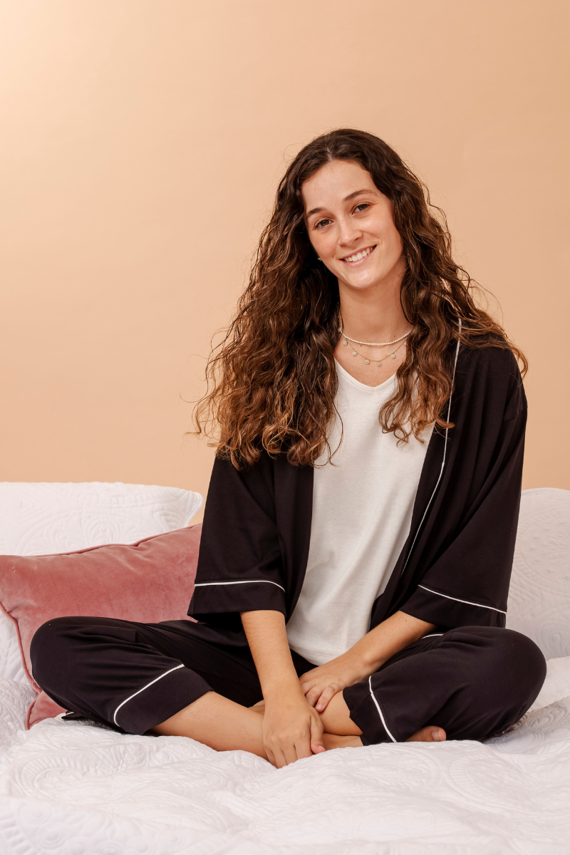 Antonia Black Pajamas