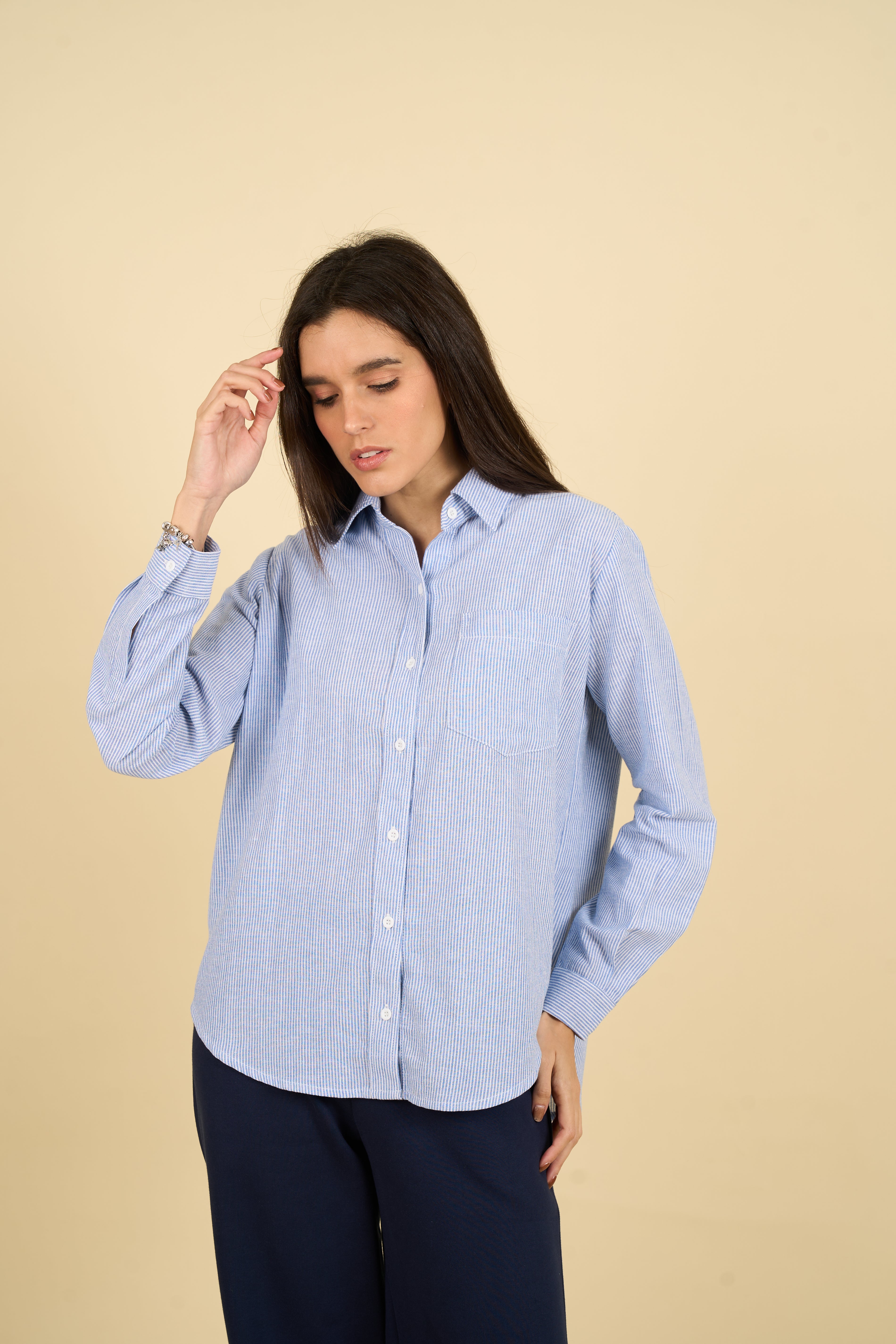 Tania Blue Shirt
