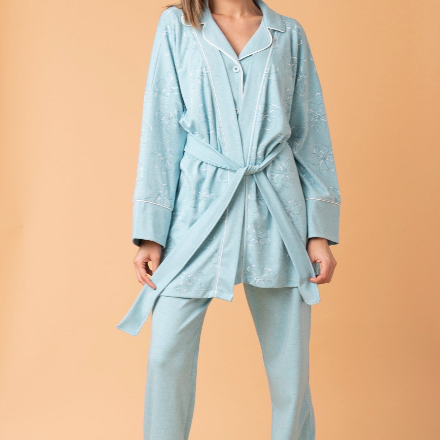 Pijama Andrea + kimono Florencia