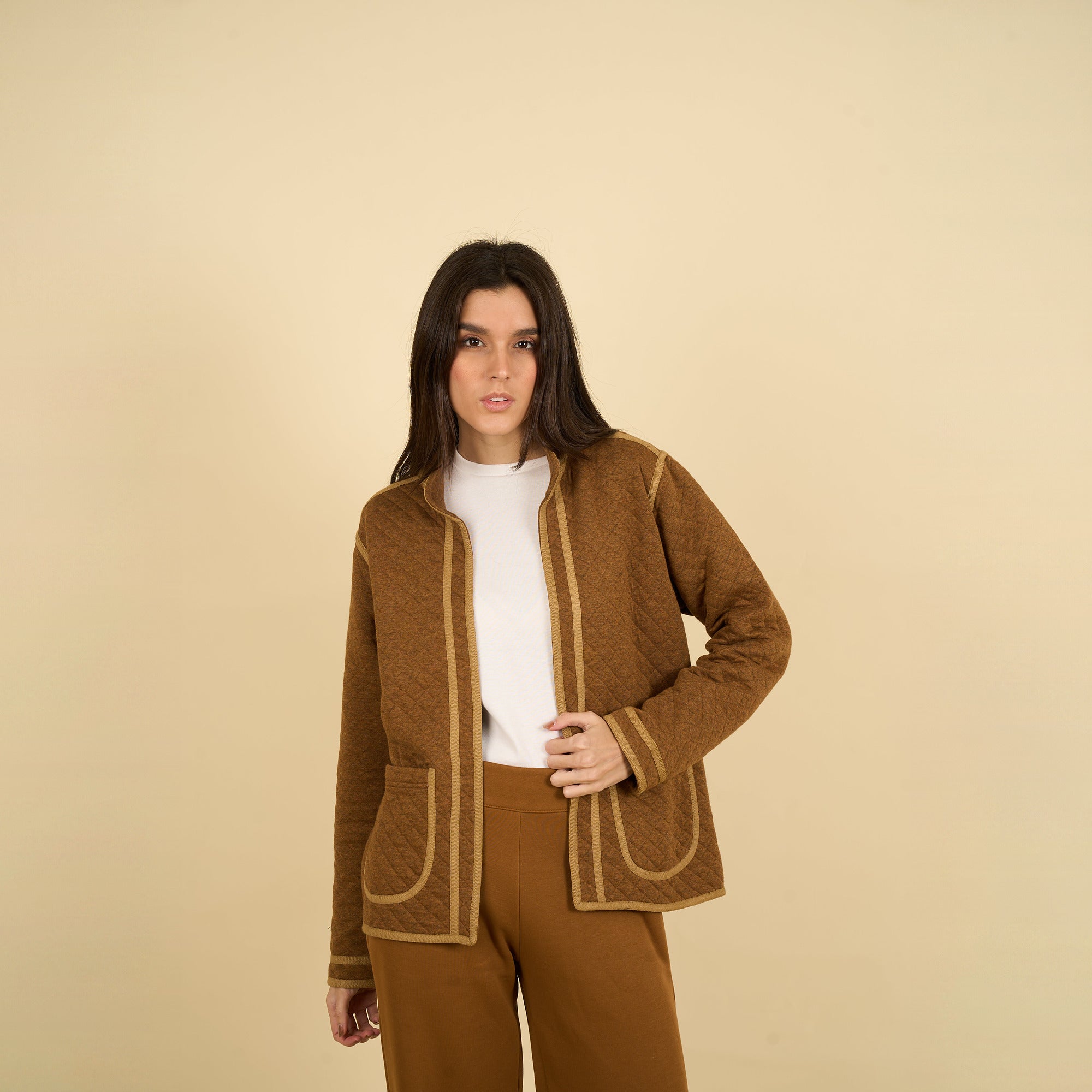 Saco Alma Camello
