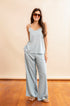 Pantalon Angela celeste