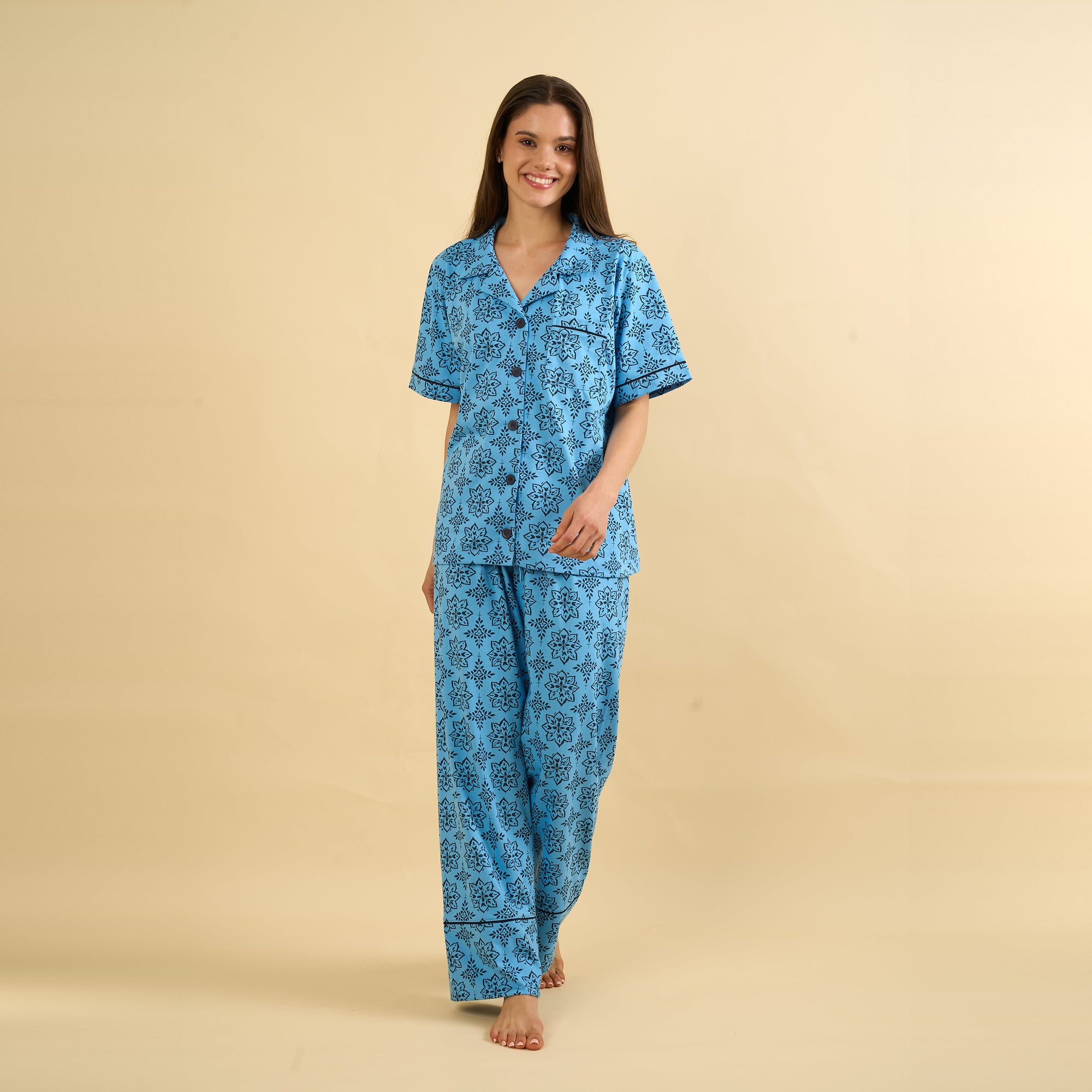 Pijama Antia turquesa