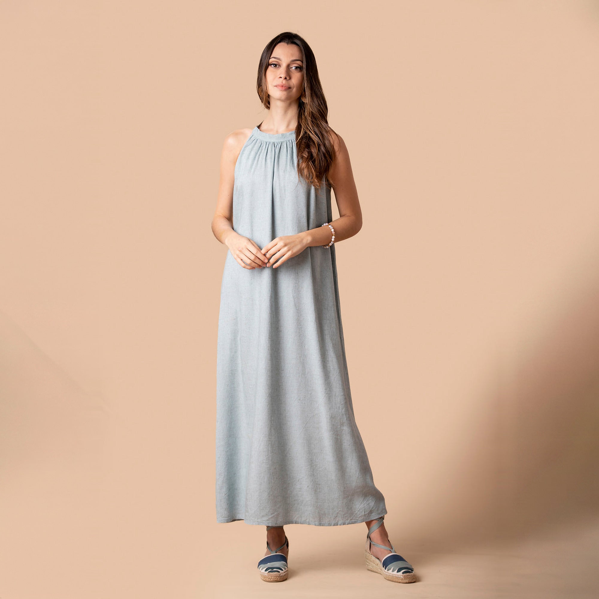 Vestido Arena Turquesa palido
