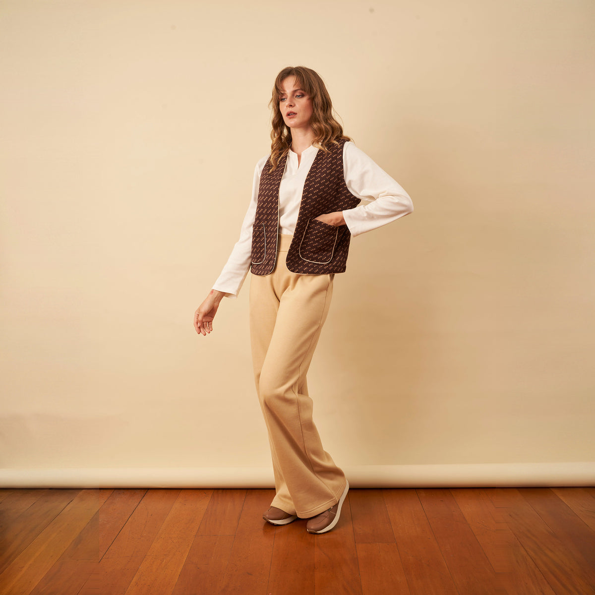 Chaleco Berna Marron