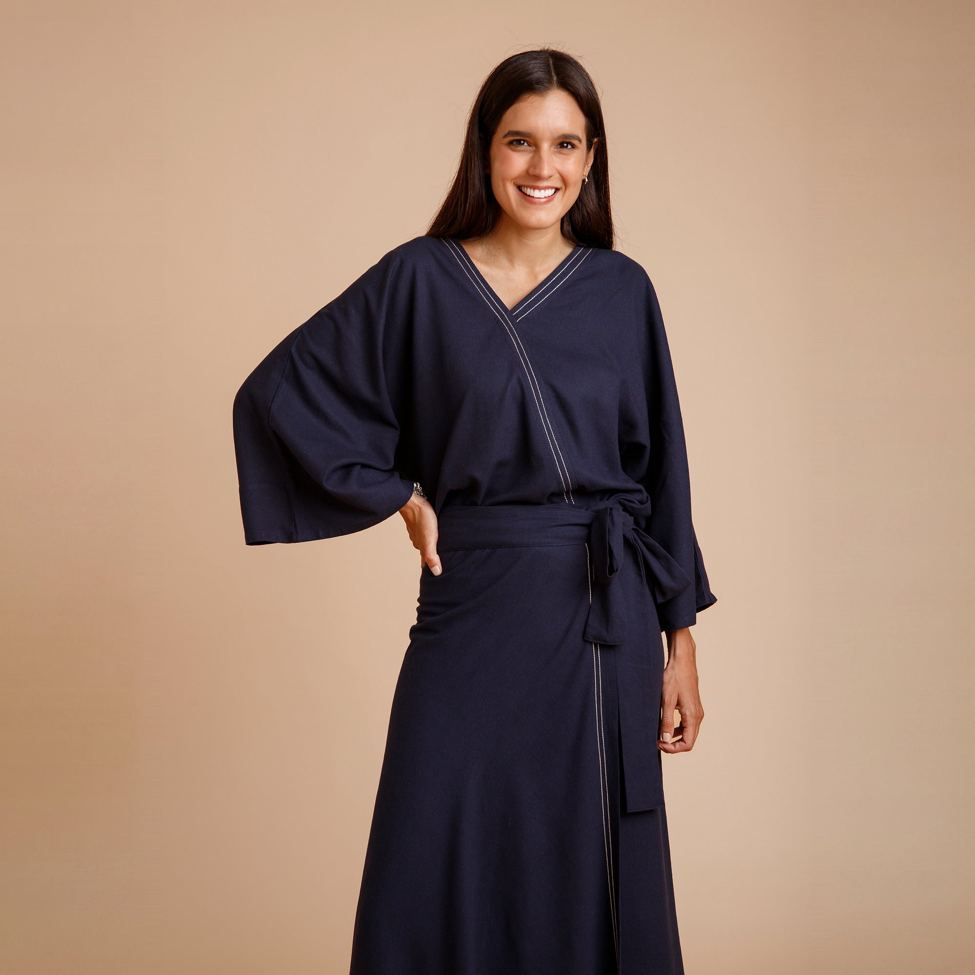 Blusa Brooke Azul oscuro