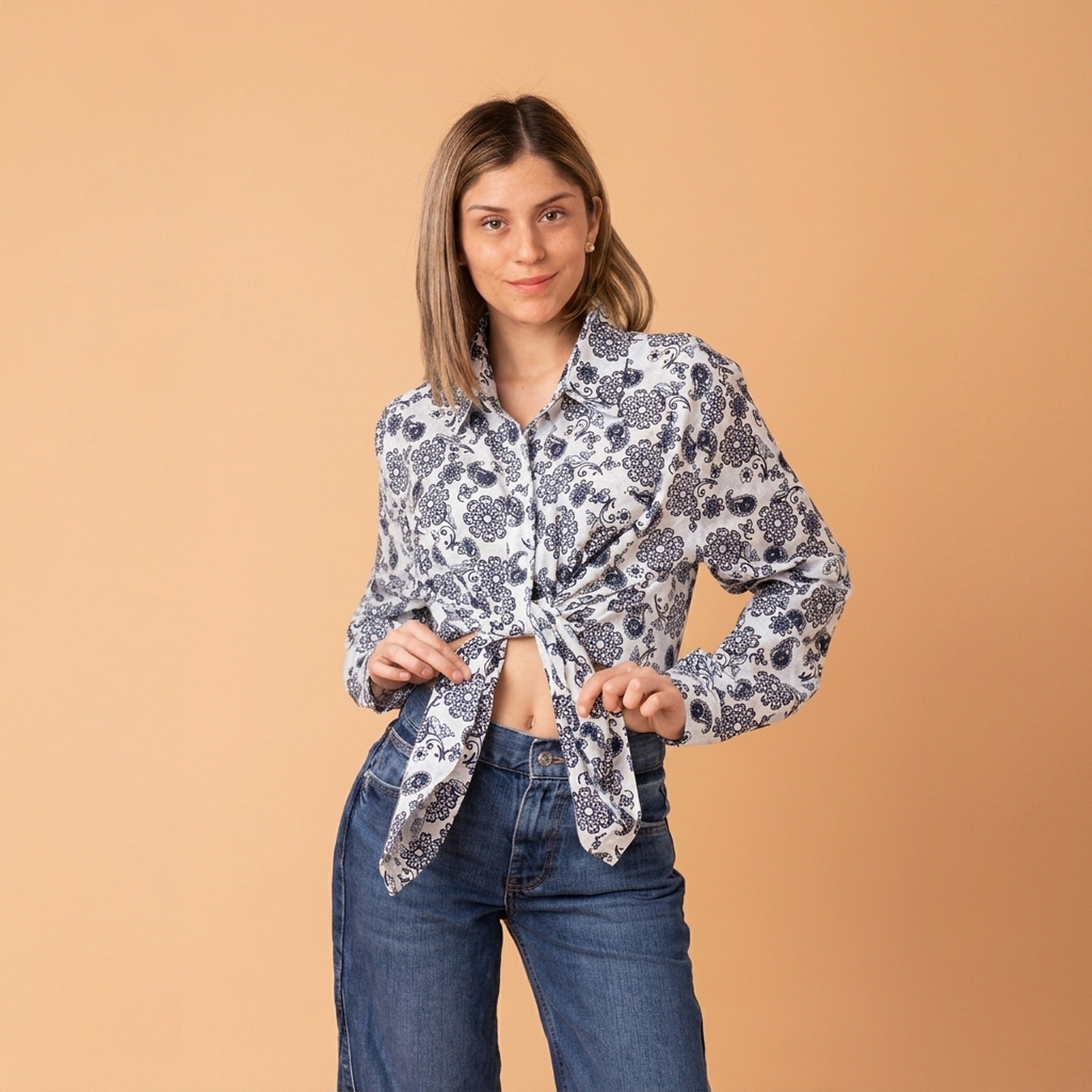 Camisa Cami Flowers
