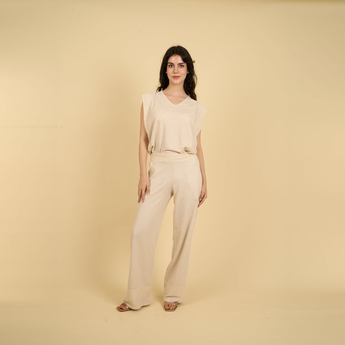 Pantalon Charlotte natural