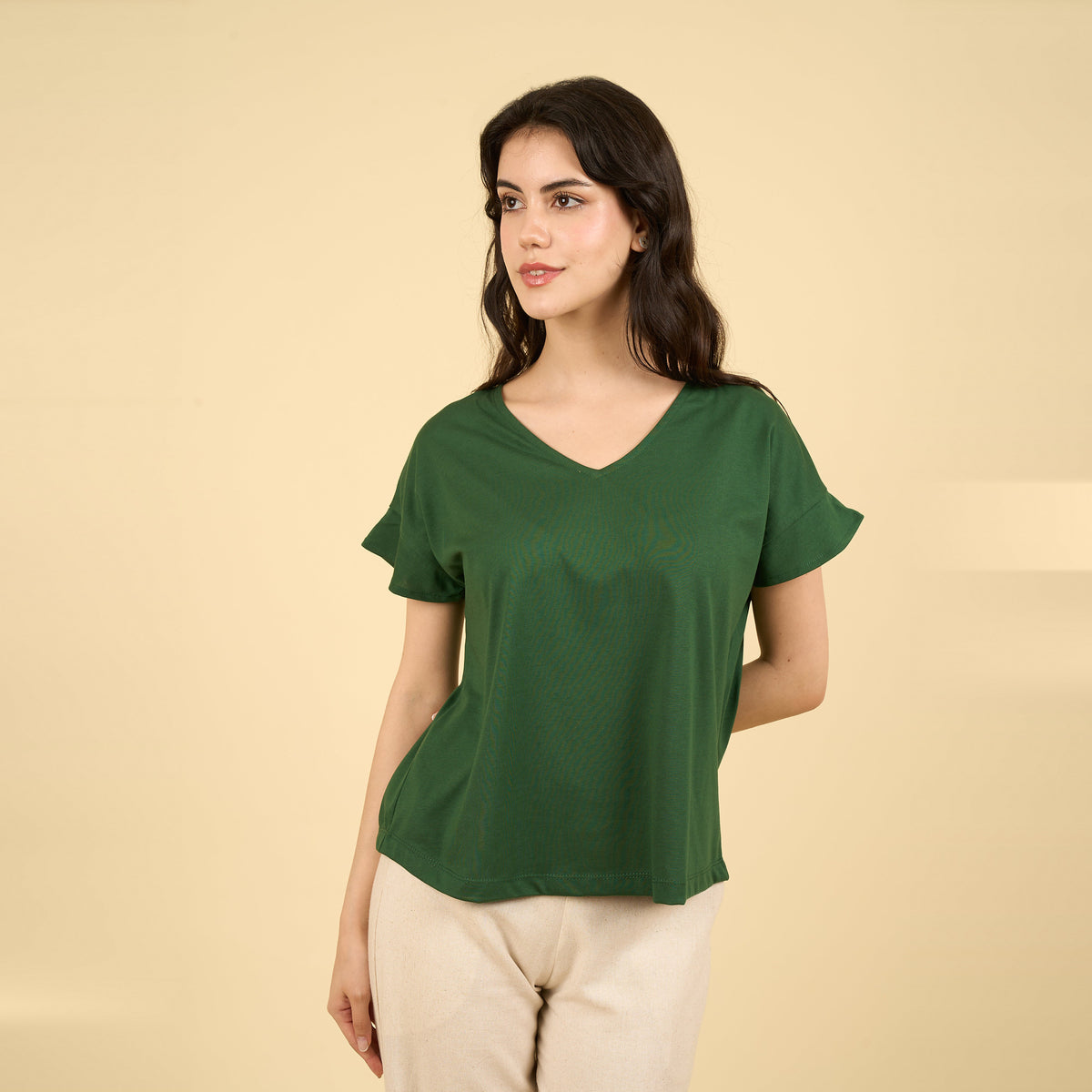 Polo Cinthia verde botella