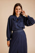 Blusa Cristina Azul oscuro