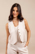 Set Dalia Chaleco Beige