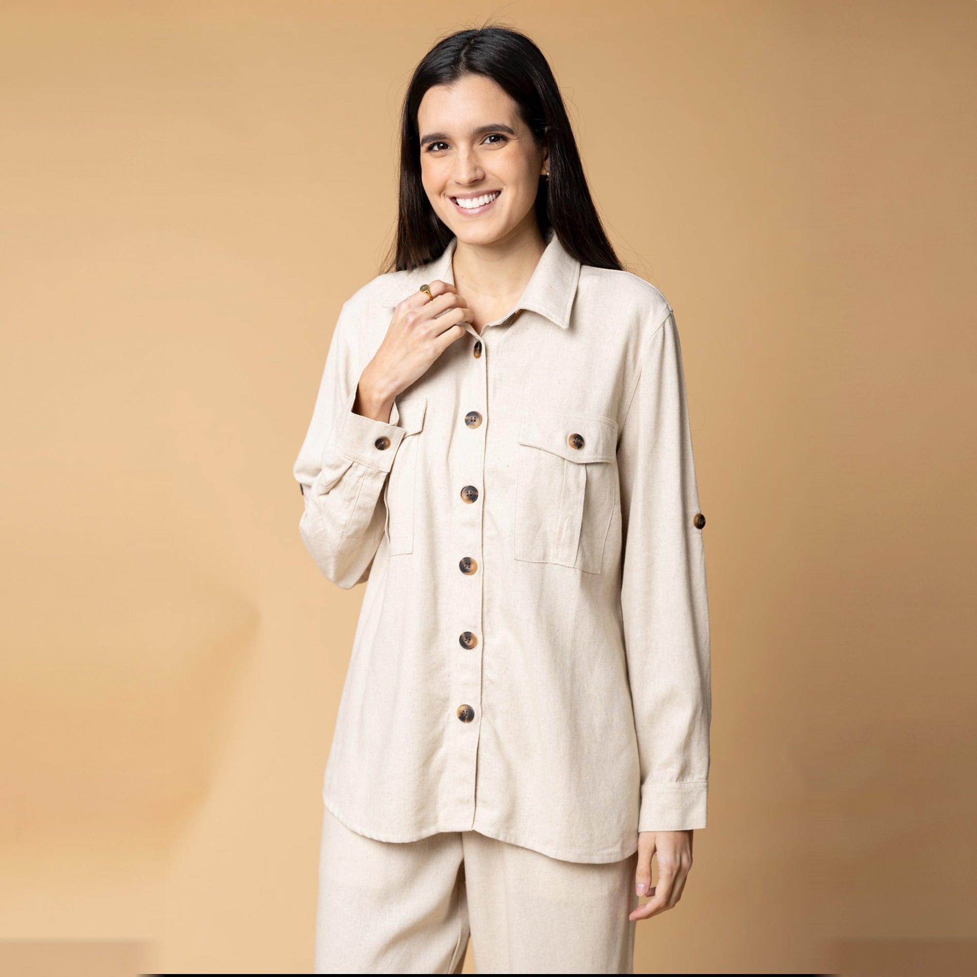 Camisa Dayana Beige