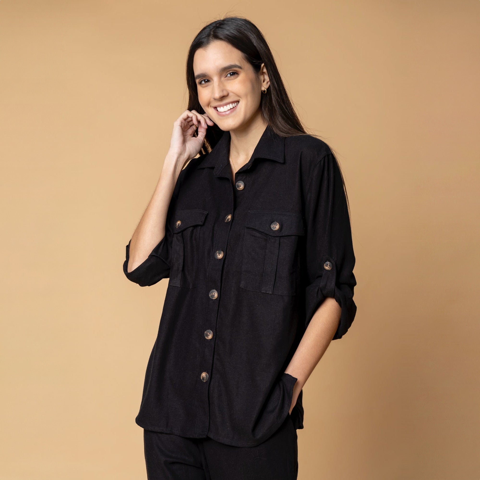 Camisa Dayana Negro