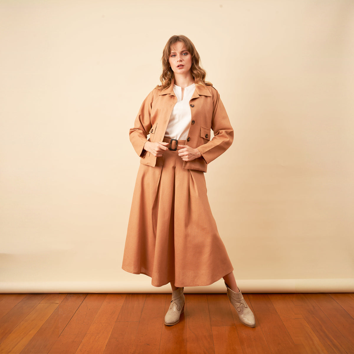 Falda Eloise bronce
