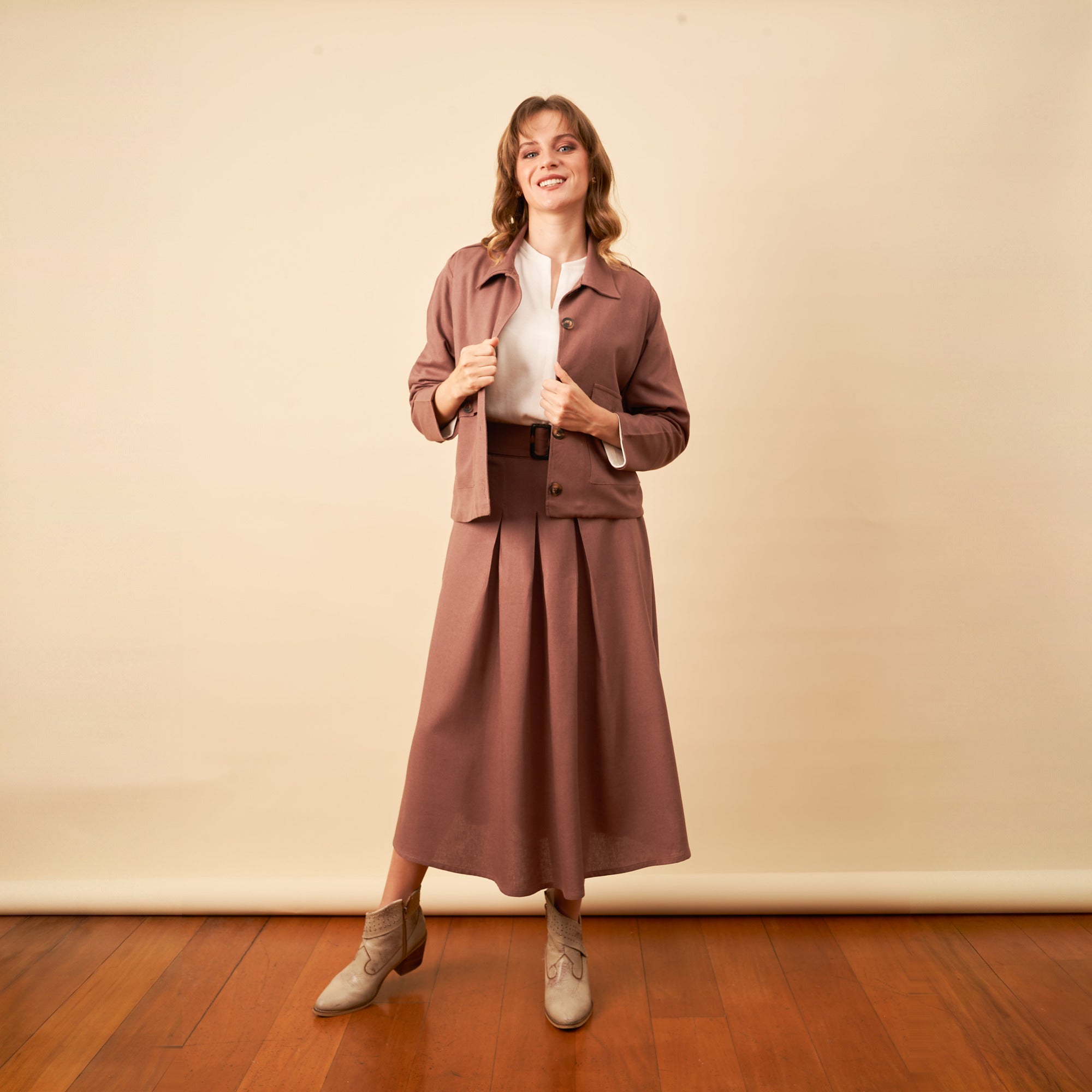 Casaca Eloise Marron