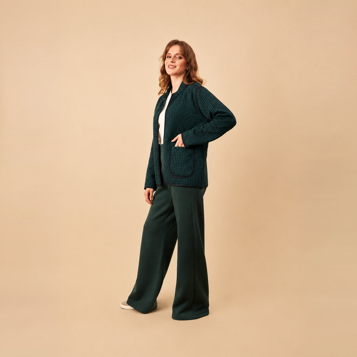 Saco Fina Verde Azul