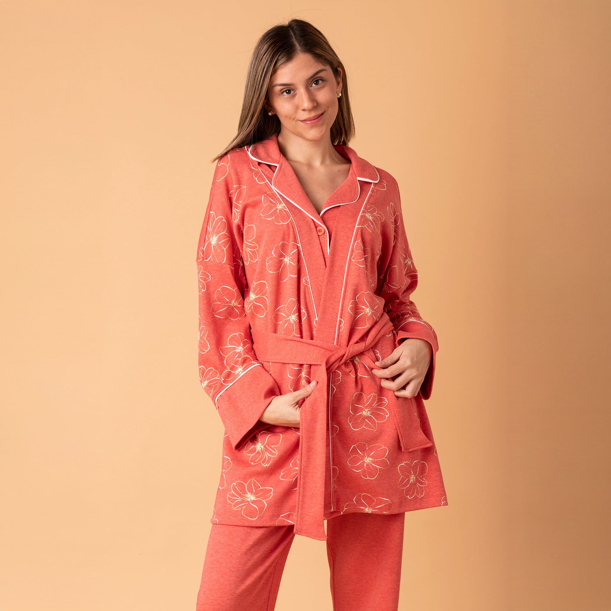 Kimono Florencia Salmon
