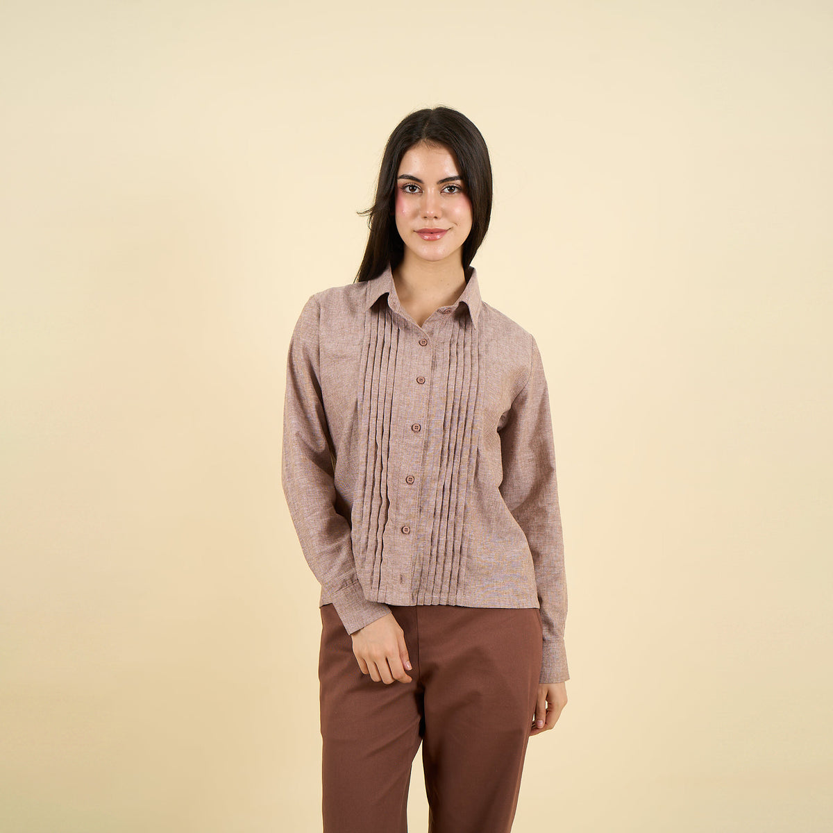 Camisa Lena Marron