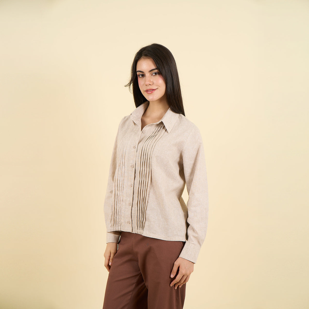 Camisa Lena Natural