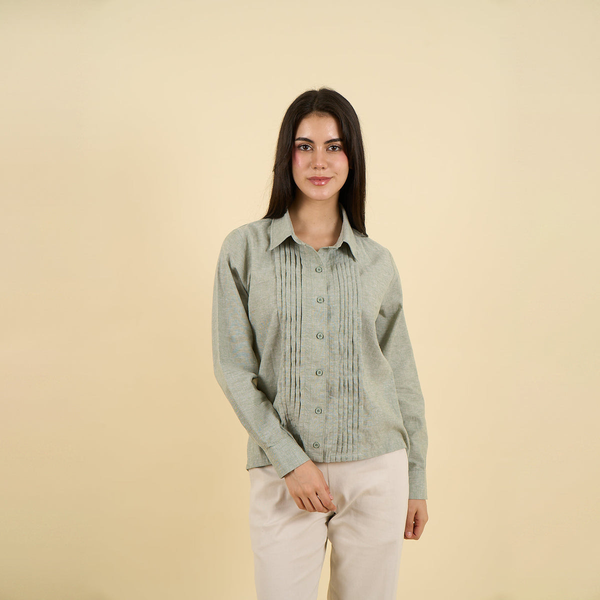 Camisa Lena Verde