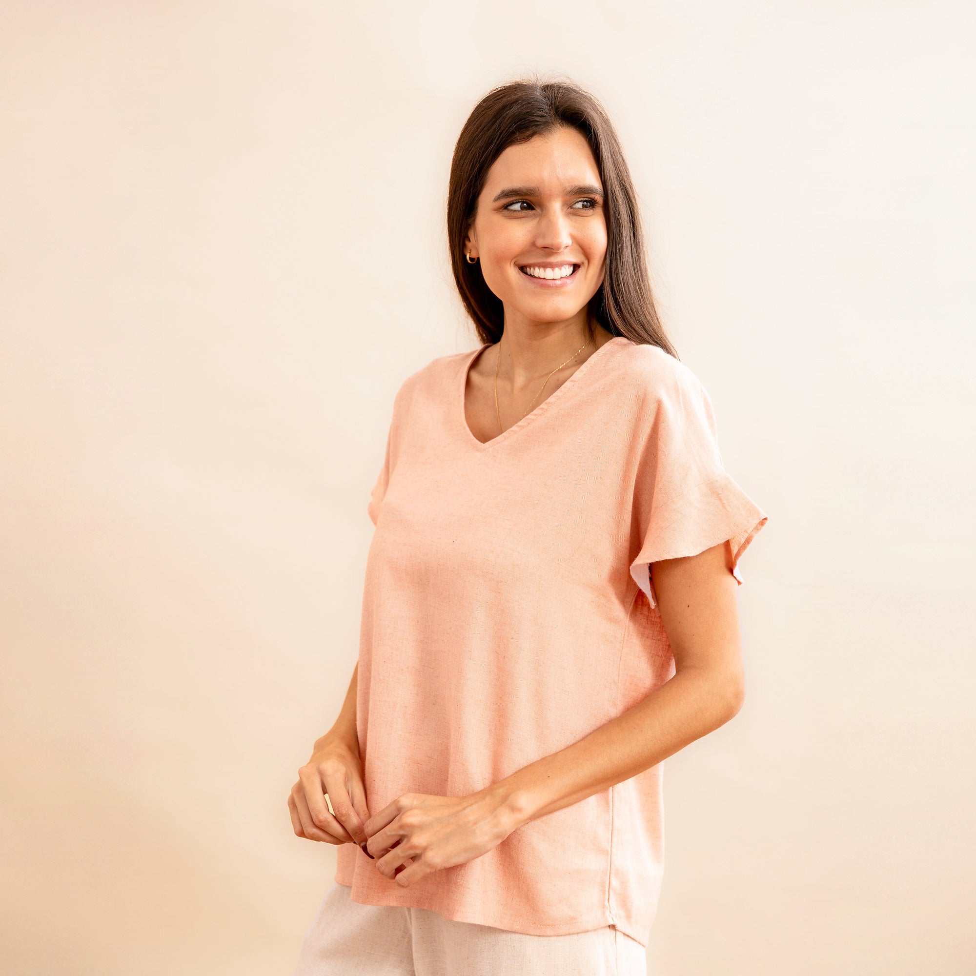 Blusa Luisa Rosado