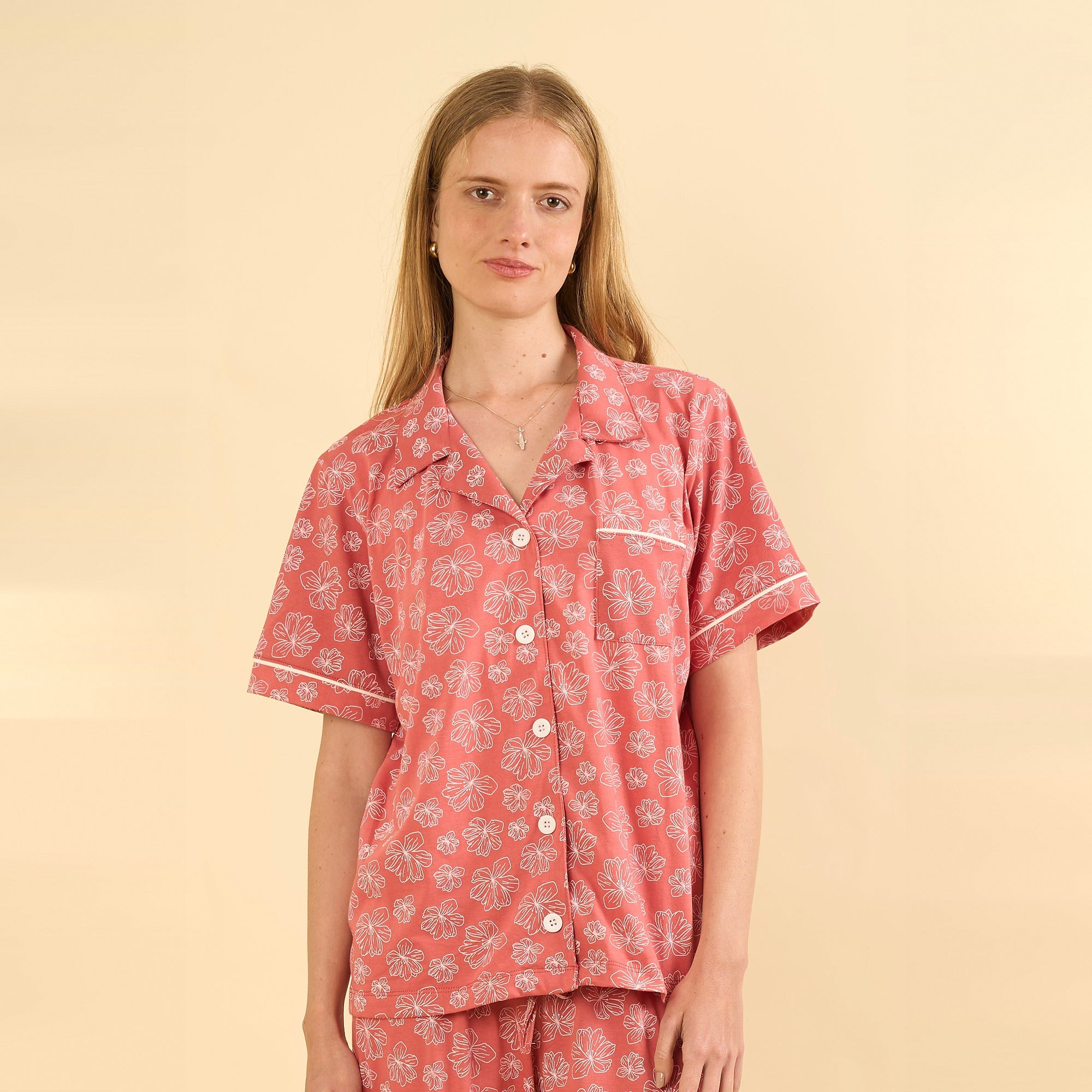 Pijama Marcia coral