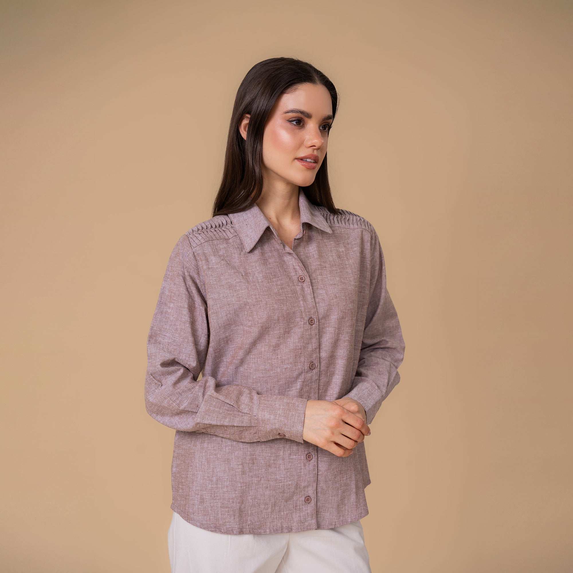 Camisa Mariam Marron