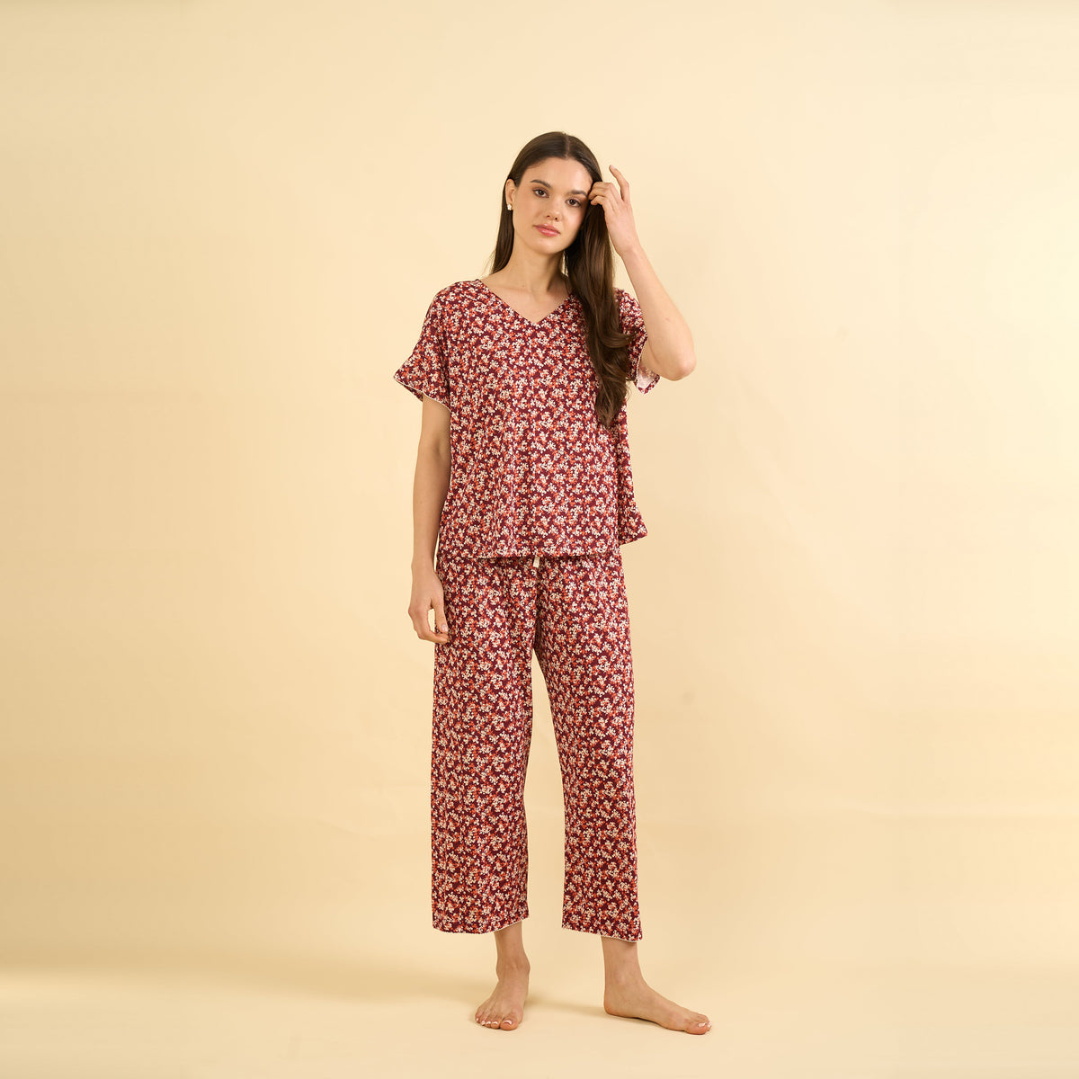 Pijama Melissa gris