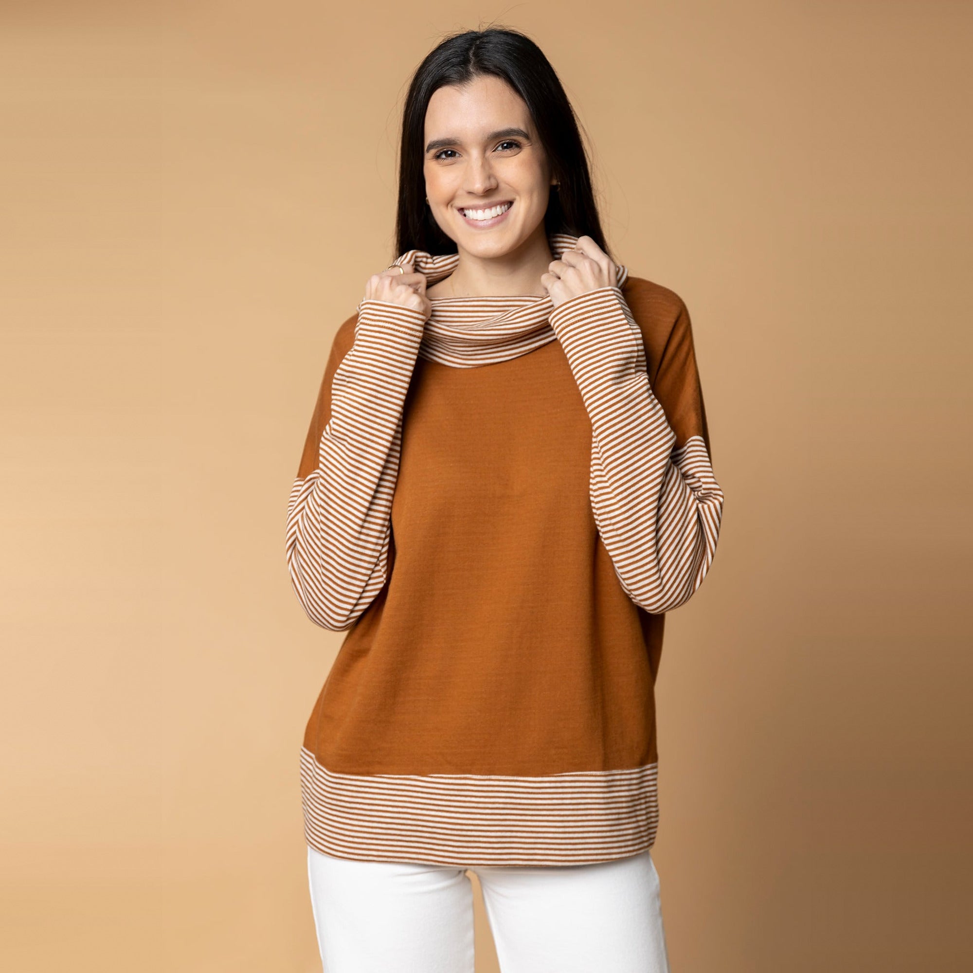 Polo Mirella camello