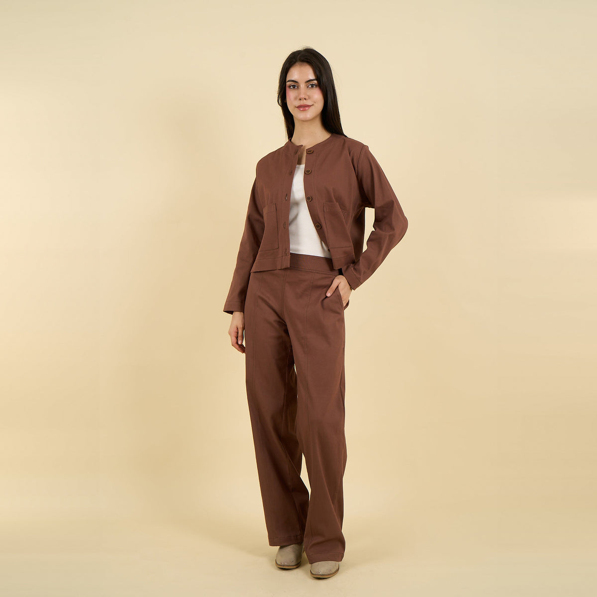 Pantalon Nara marron