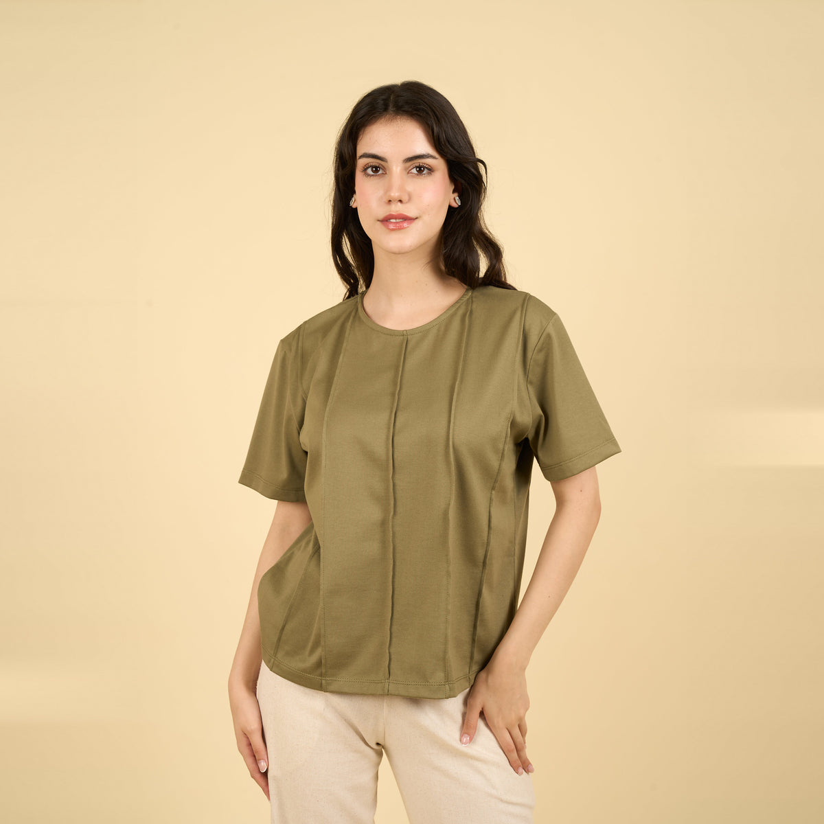 Polo Nathalie verde pistacho