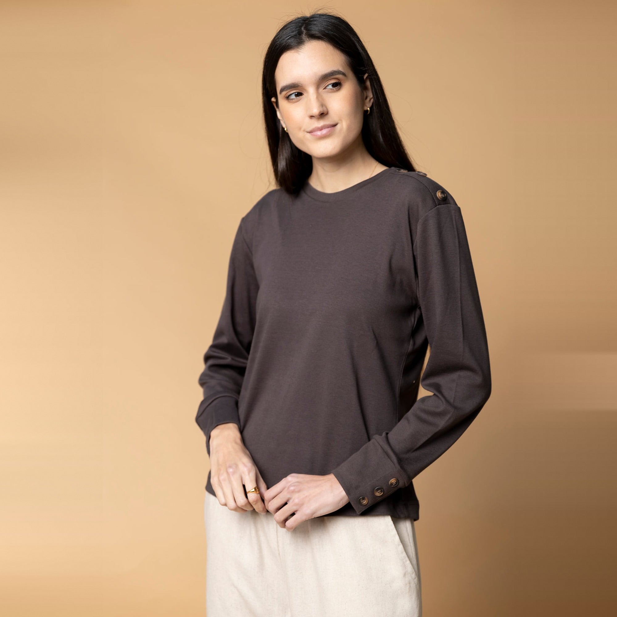 Polo Paola marron
