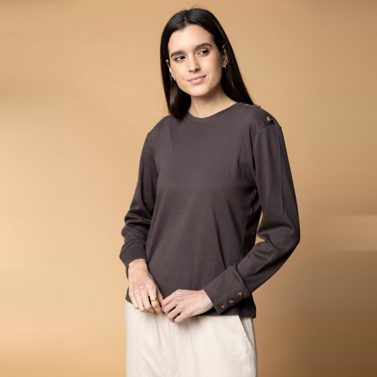 Polo Paola marron