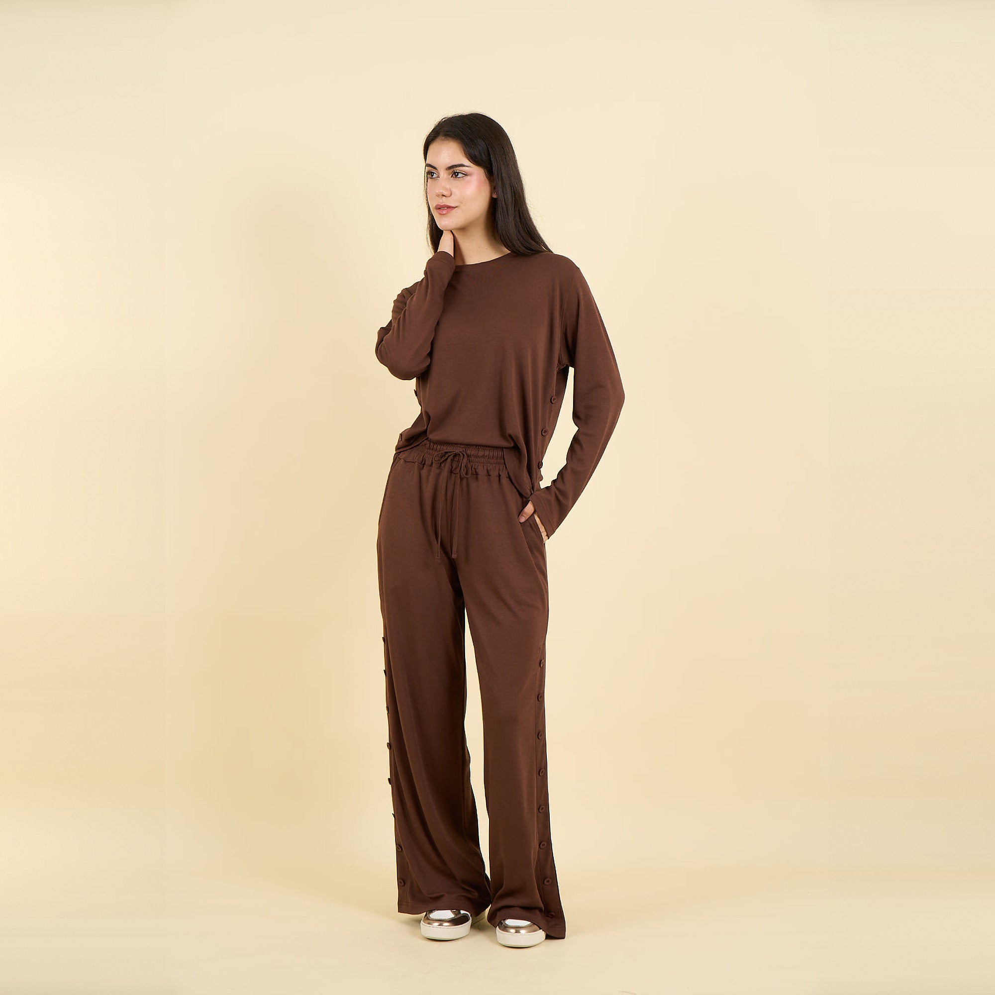Set Pierina marron