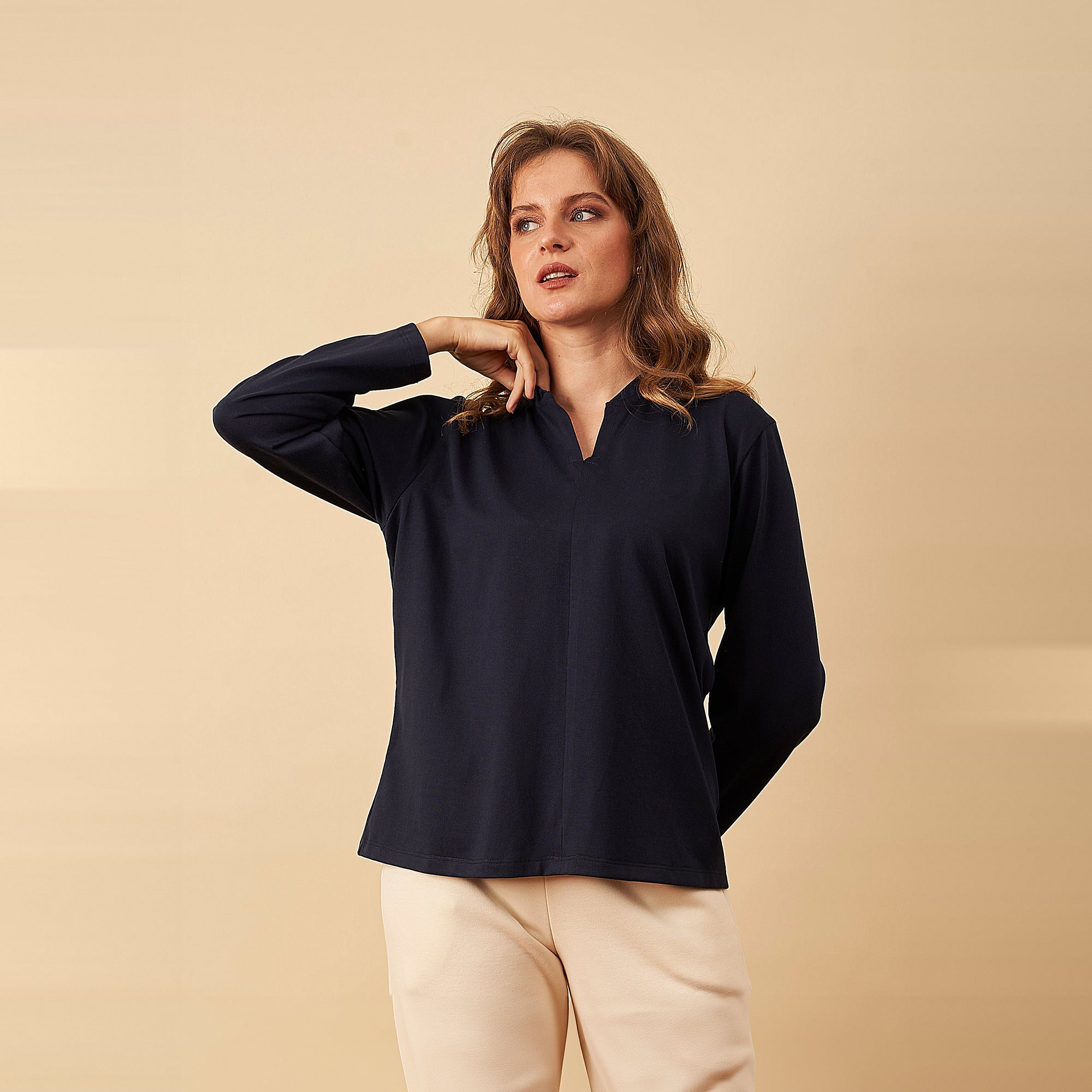 Polo Lisa azul