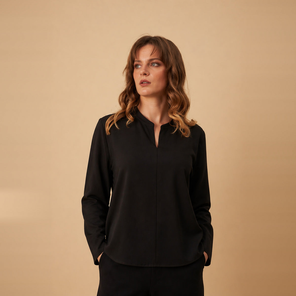Polo basico negro