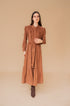 Vestido Rafaela camel