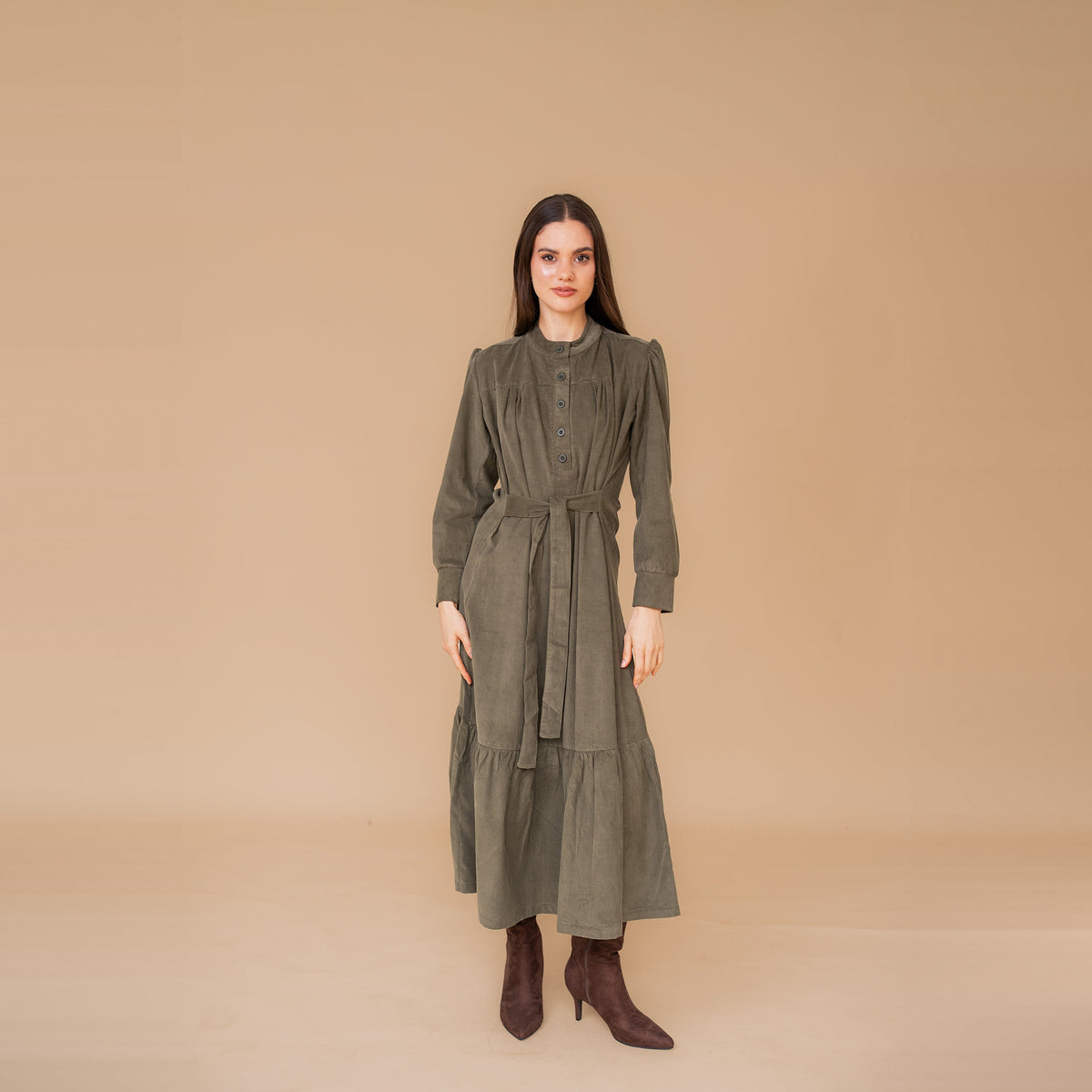 Vestido Rafaela verde