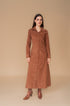 Vestido Rafaella camel
