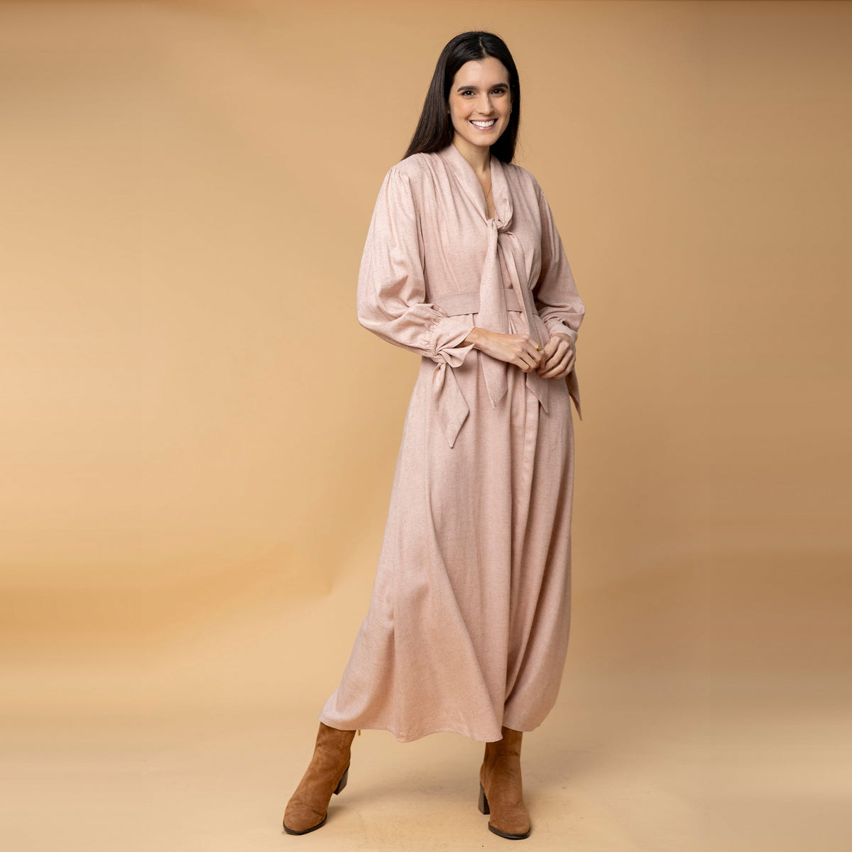 Vestido Ranchesca salmon