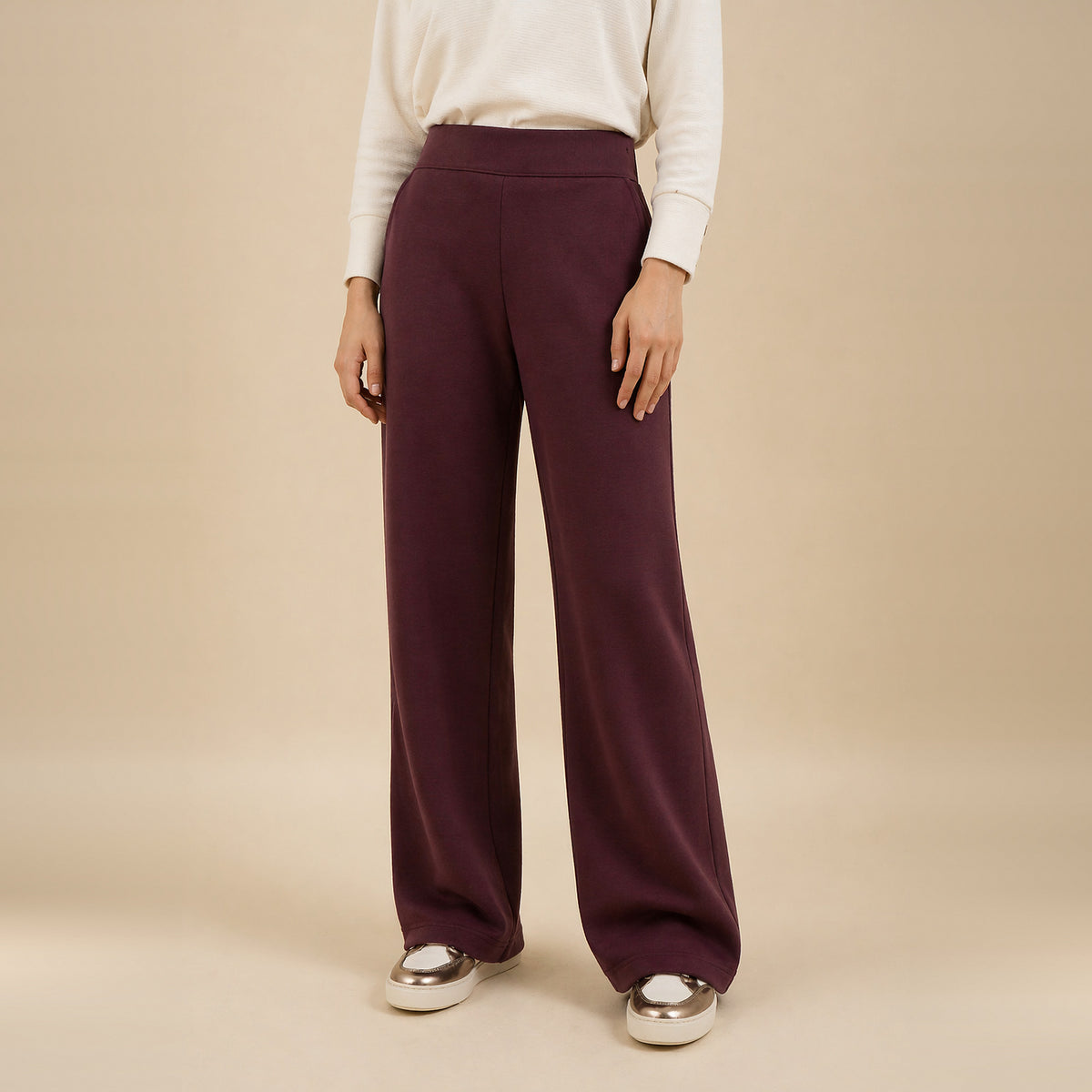 Pantalon Ruth guinda